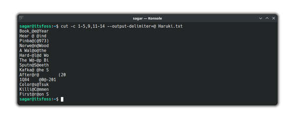 Cut Command Examples - 2threads