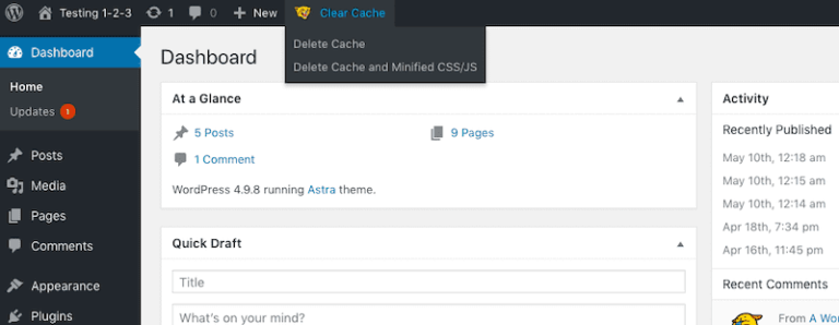 How to Clear WordPress Cache (Tutorial + Plugins) – 2threads